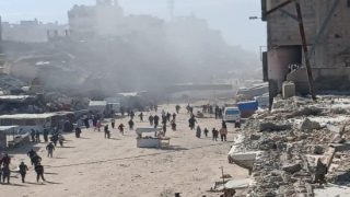 اربعة شهداء منذ الفجر: شهيد واصابات باستهداف مركز شرطة بمدينة غزة