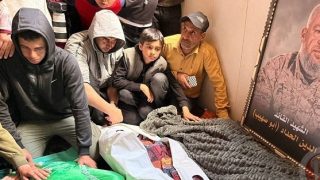 غزة تشيّع جثمان القيادي الحداد مع زوجته وابنته