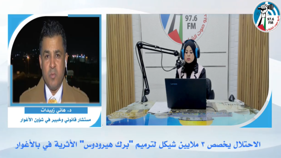الاحتـلال يخصص 3 ملايين شيكل لترميم "برك هيرودوس" الأثرية في بالأغوار