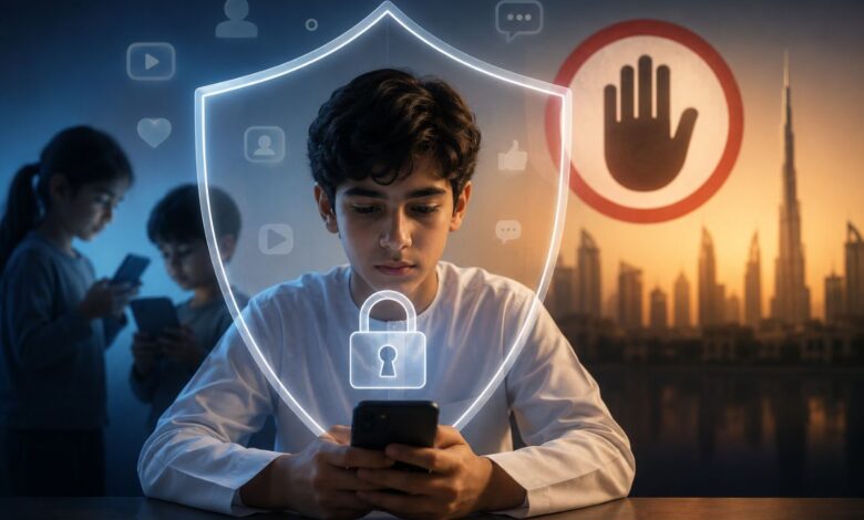 الإمارات تحظر وسائل التواصل الاجتماعي على الأطفال دون 15 عامًا
