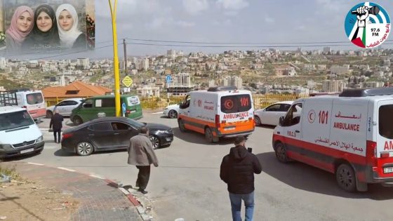 تشييع جنازة شهـ ـيدات عائلة المسالمة اللواتي ارتـ ـقين في بلدة بيت عوا