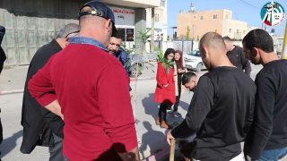 دائرة زراعة وبيطرة الظاهرية بالتعاون مع #بلدية_الظاهرية تنظم فعالية حملة ” تخضير بلادي “