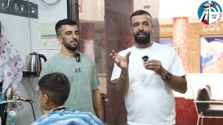 #تقرير حول مبادرة أبناء مدينة الظاهرية #أصحاب صالونات الحلاقة مع اقتراب افتتاح العام الدراسي