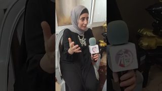 الطالبة المتفوقة في إمتحان الثانوية العامة ثناءعوايصه والحاصلة على معدل 95 في الفرع الريادة والاعمال