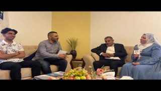 المتفوق في امتحان الثانوية العامة قيس قيسية ابن مدينة الظاهرية الحاصل على معدل 98.4 في الفرع العلمي