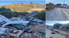 الاحتلال يهدم مسلخا للدواجن في قرية راس كركر غرب رام الله