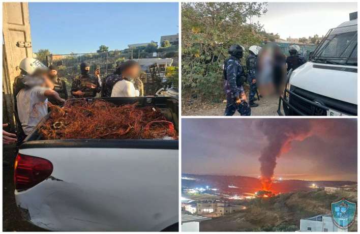 الأجهزة الأمنية تقبض على 21 مشتبها بحرق المخلفات في إذنا غرب الخليل