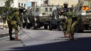 الاحتلال ينصب حاجزا قرب قرية راس كركر غرب رام الله